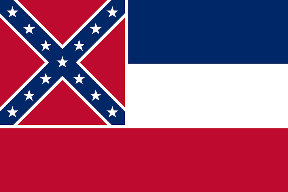 flag of a deep south state