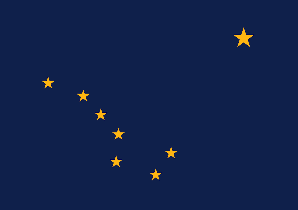 see alaska's flag when you explore the northwest region