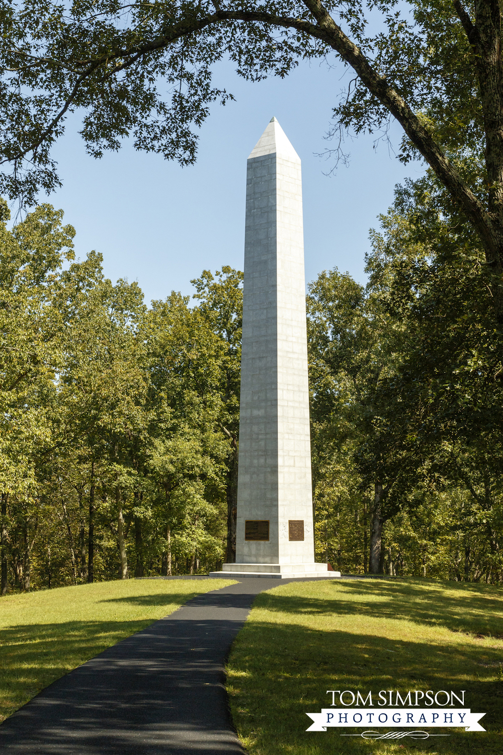kings mountain monument erected in 1909