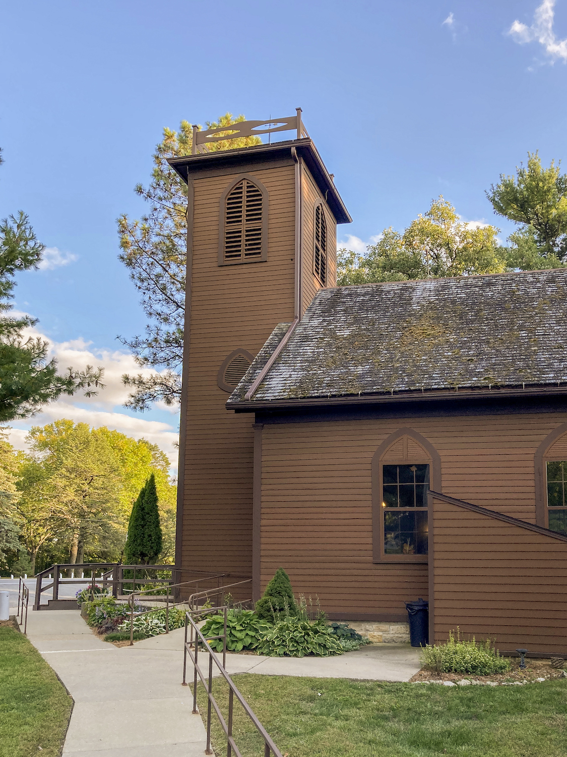 side view oc church built in the 1860s