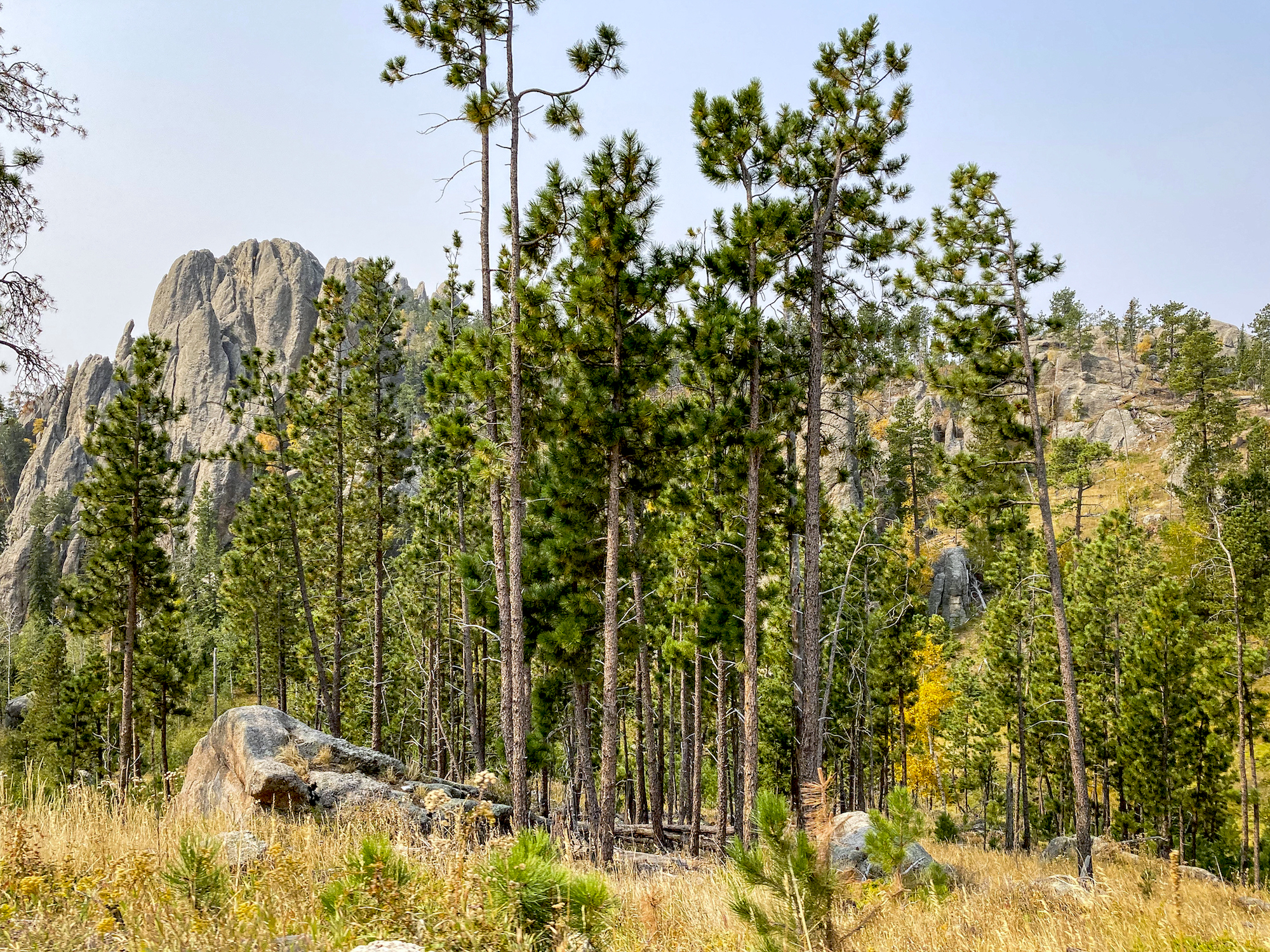 awesome view of the rock formations