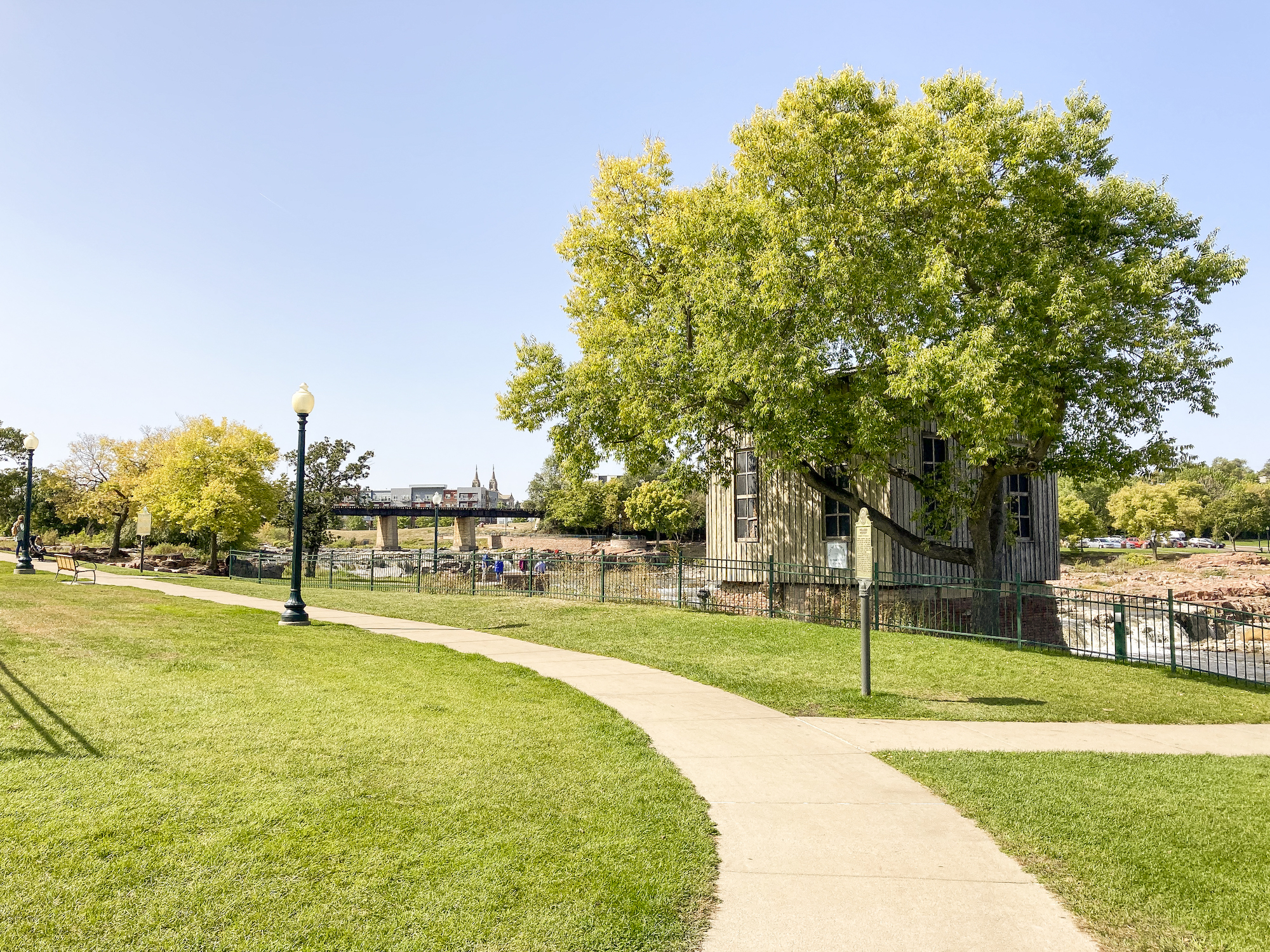 falls park in sioux falls south dakota