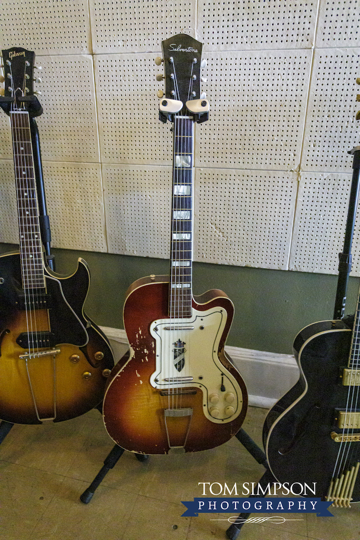 silvertone guitar in sun studio