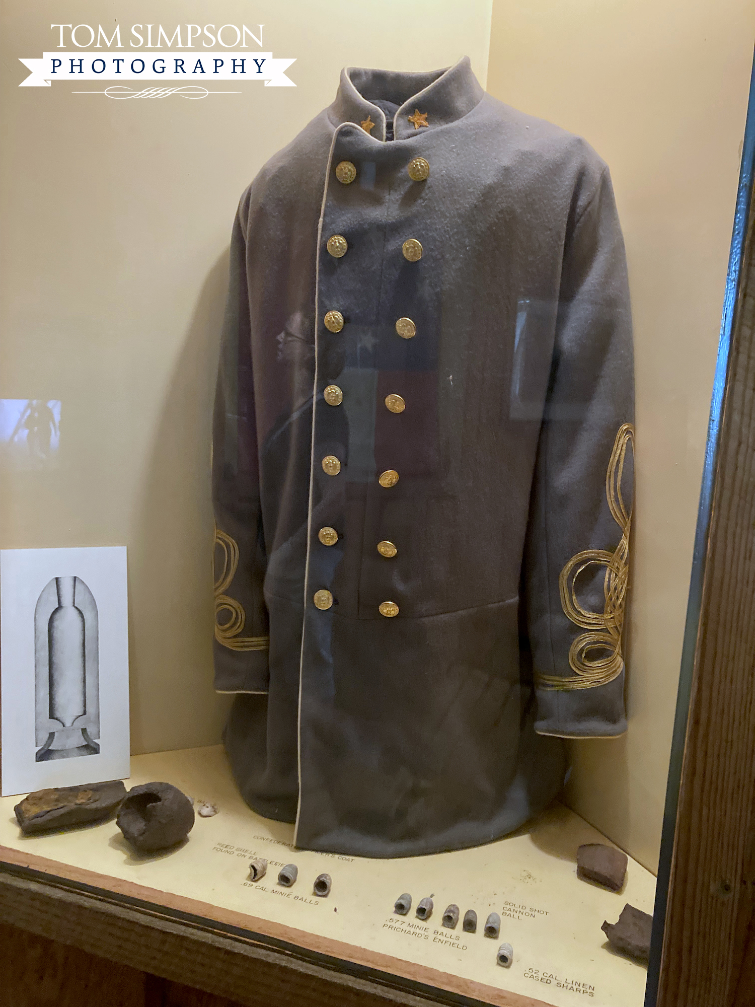 see a confederate officer's jacket when you stop at olustee