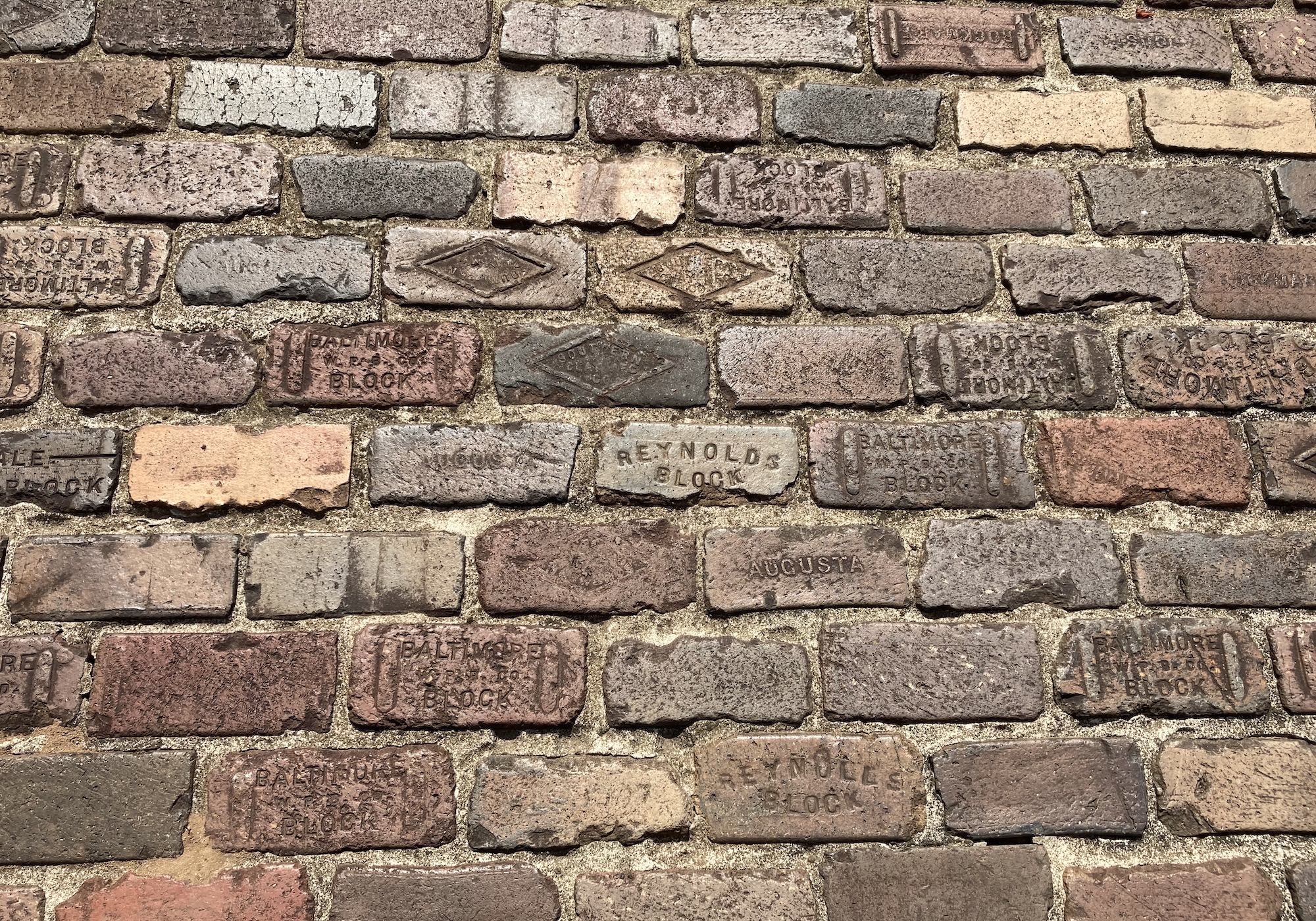 brick inlaid path 
