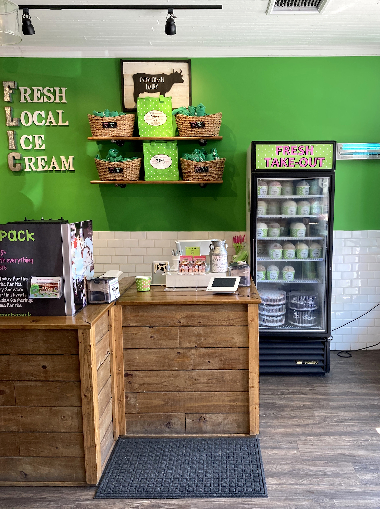 family-owned ice cream offers take home pints
