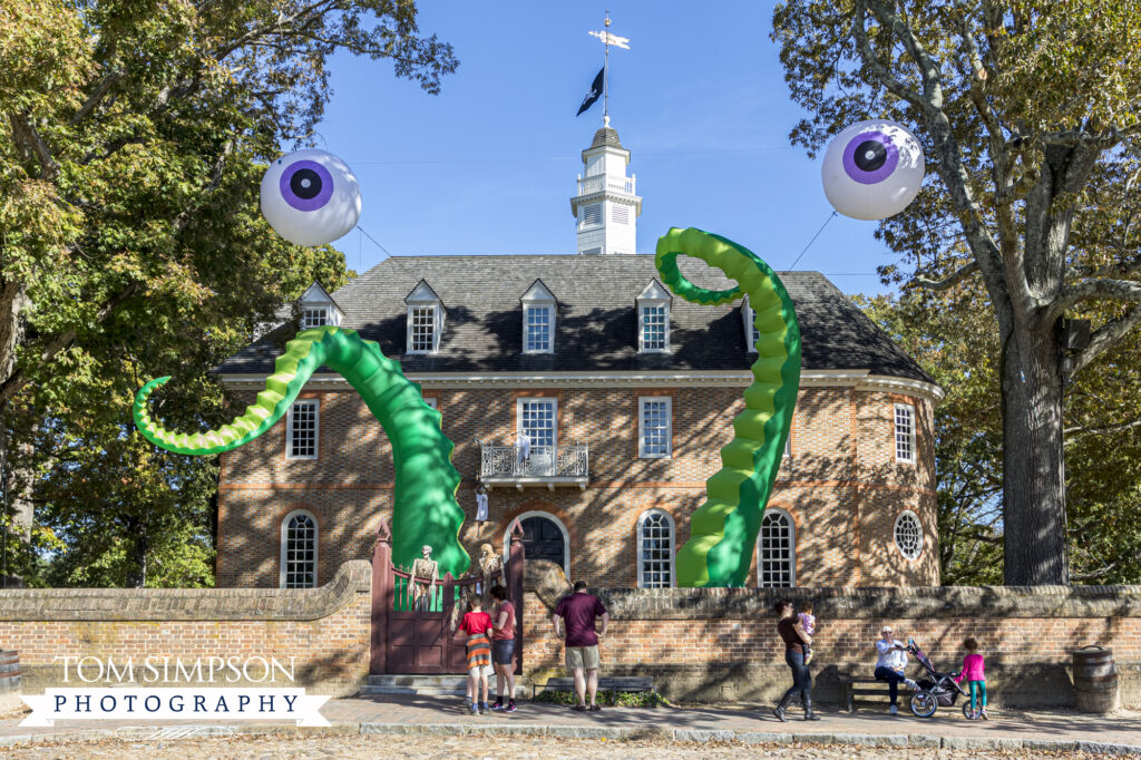 Delightful Surprise to see Halloween all over Colonial Williamsburg