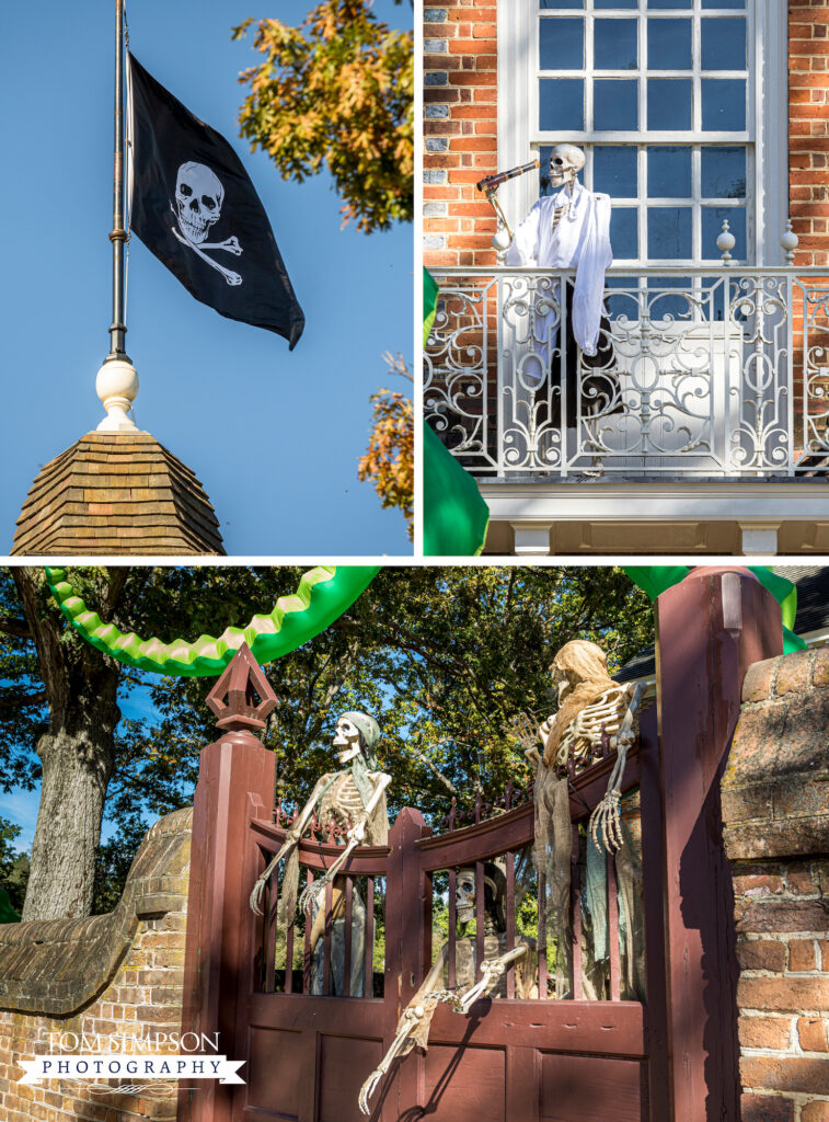 Delightful Surprise to see Halloween all over Colonial Williamsburg